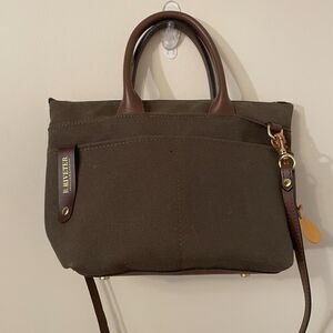 R.Riveter Canvas Leather Dot Handbag Crossbody Bag